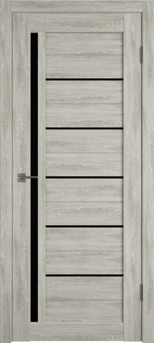 Межкомнатная дверь VFD ATUM 1 LIN VELLUM BLACK GLOSS