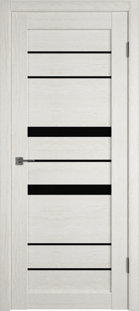 Межкомнатная дверь VFD LIGHT 30 LATTE L BLACK GLOSS